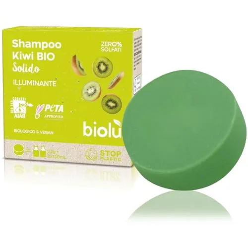 Biolù Kiwi BIO Shampoo Solido 55 g Purificante