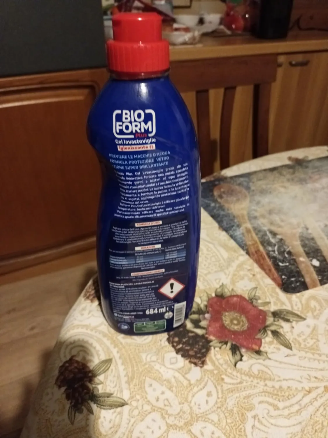Bioform Plus gel lavastoviglie igienizzante limone 740 ml