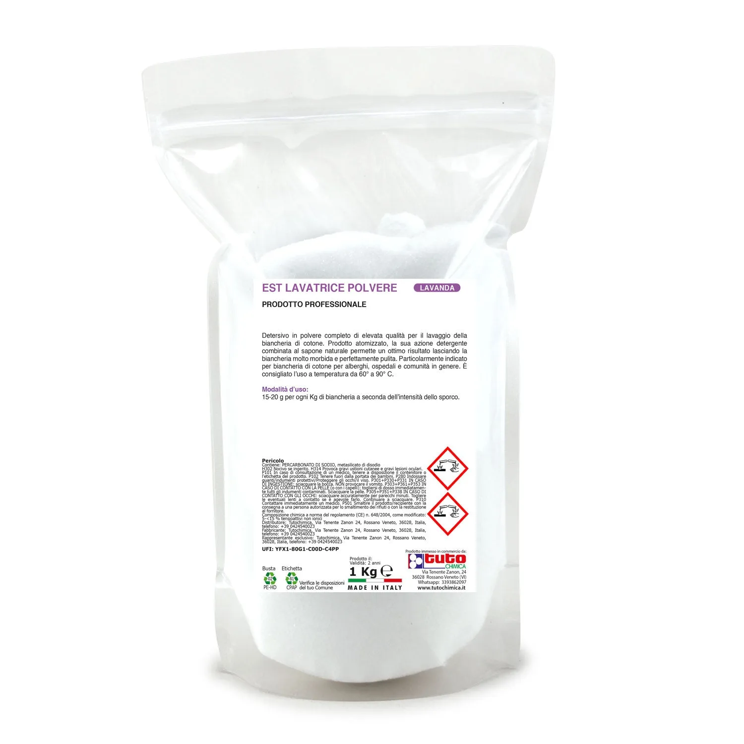 Tuto Chimica Est Lavanda Detersivo Polvere 1 kg