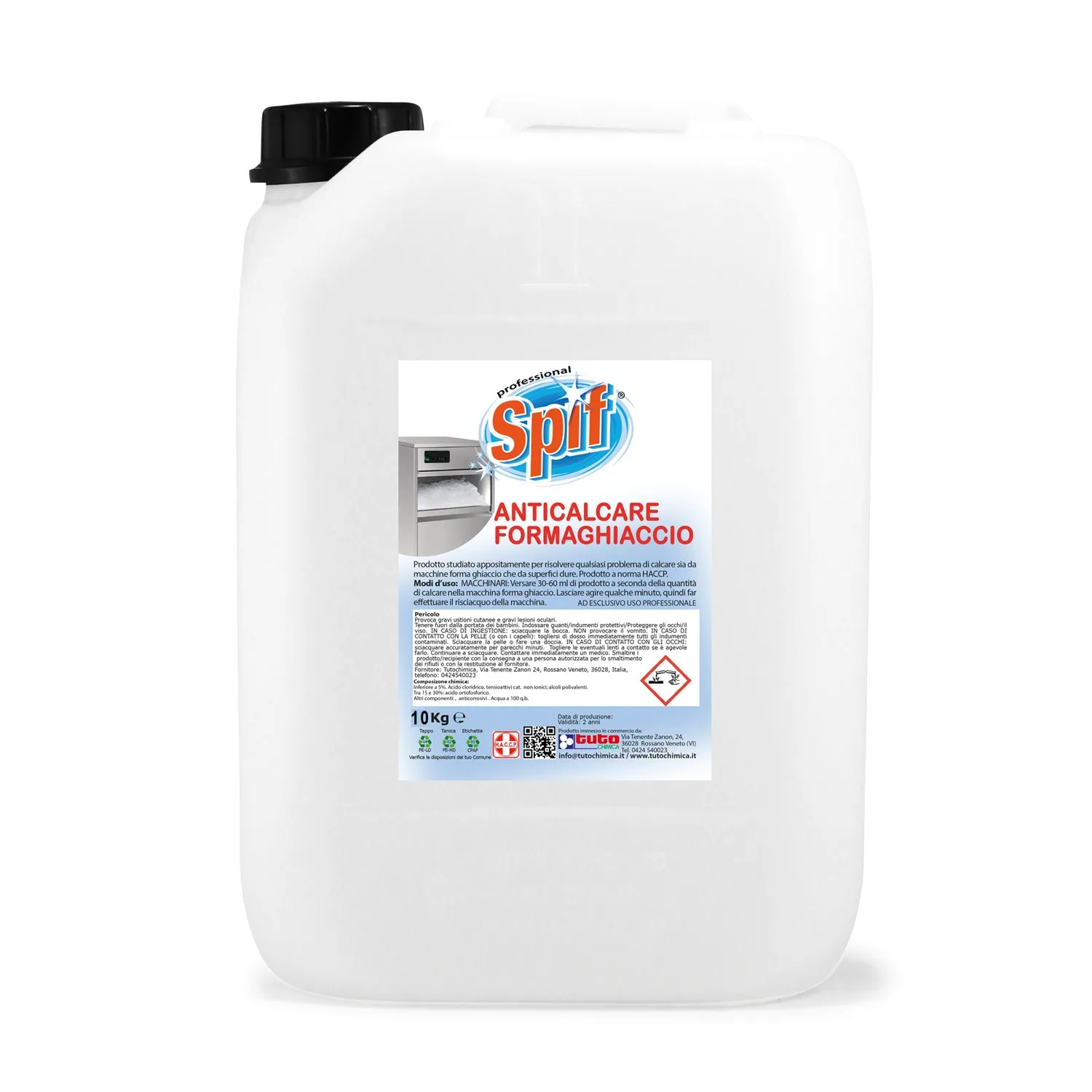 Tuto Chimica Spif Anticalcareo macchine ghiaccio 1 kg