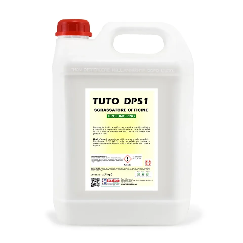 Tuto Chimica DP 51 sgrassatore officine torni 1kg pino idropulitrice