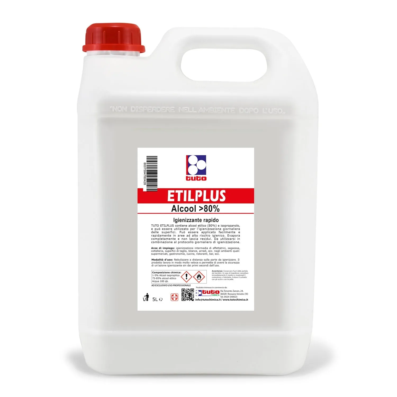 Tuto Chimica Etilplus igienizzante spray alcolico 500 ML