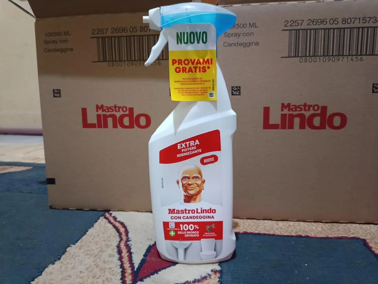 Mastro Lindo Sgrassatore spray cucina 500ml bicarbonato