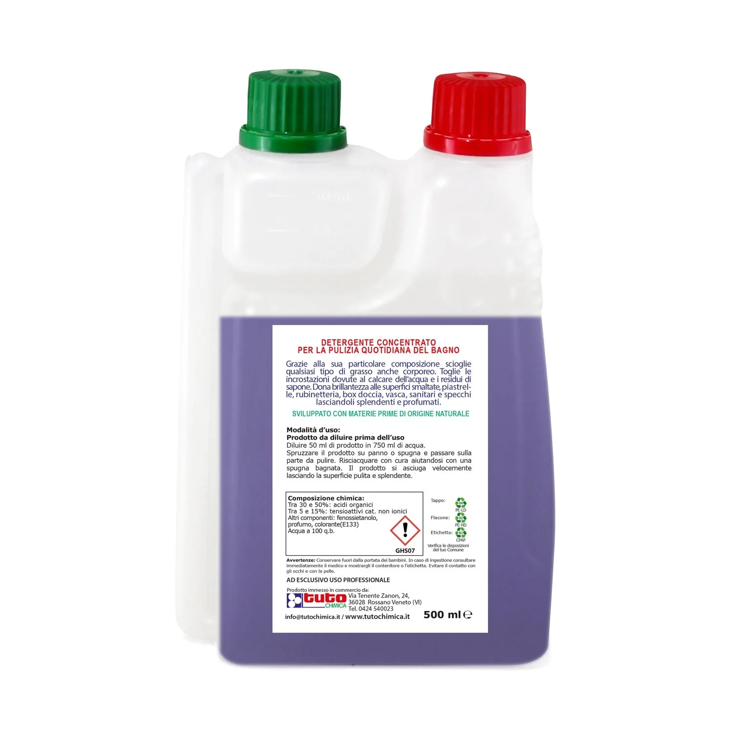 Tuto Chimica Tuto Bagno Viola concentrato 500 ml anticalcare