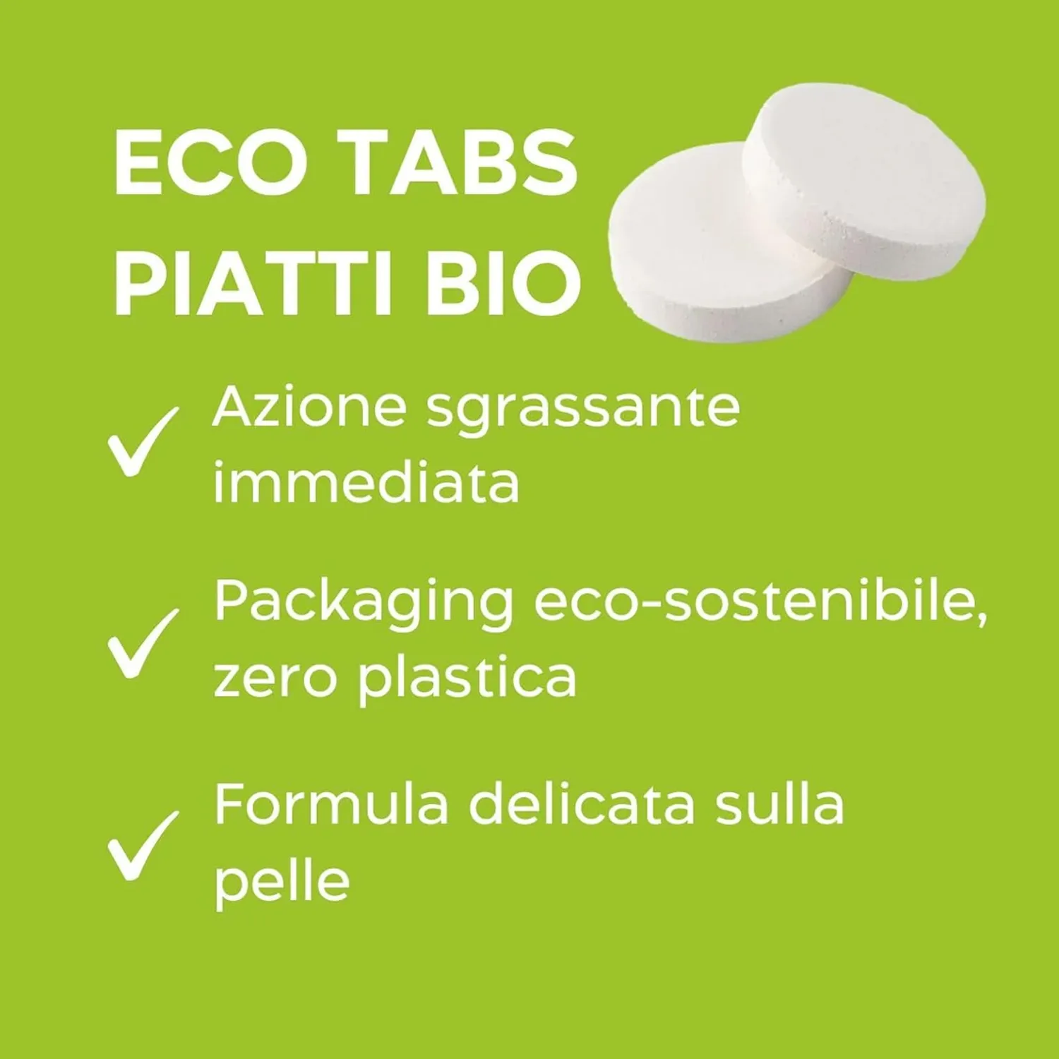Biolù Eco Tabs detersivo piatti spray 6 tabs limone bergamotto