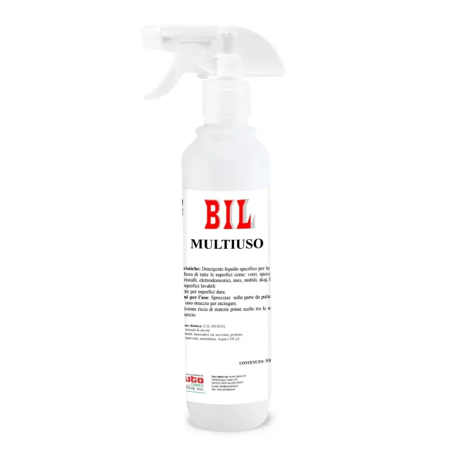 Tuto Chimica Bil detergente multiuso spray 500 ml vetri e superfici