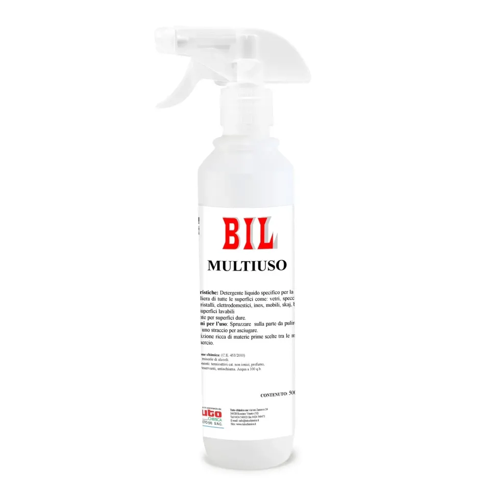 Tuto Chimica Bil detergente multiuso spray 500 ml vetri e superfici