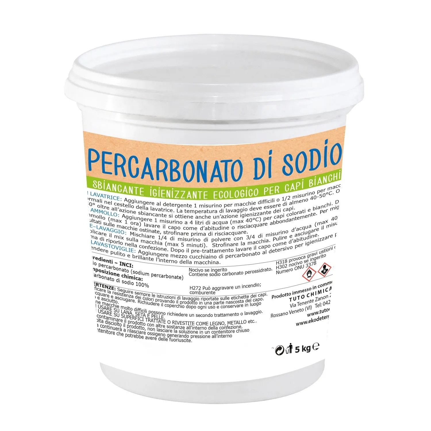 Tuto Chimica Percarbonato di Sodio bucato 1kg attivo