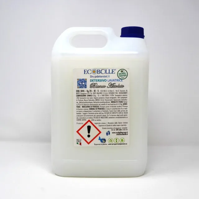 Ecobolle Bianco Assoluto detersivo lavatrice 20 kg ipoallergenico
