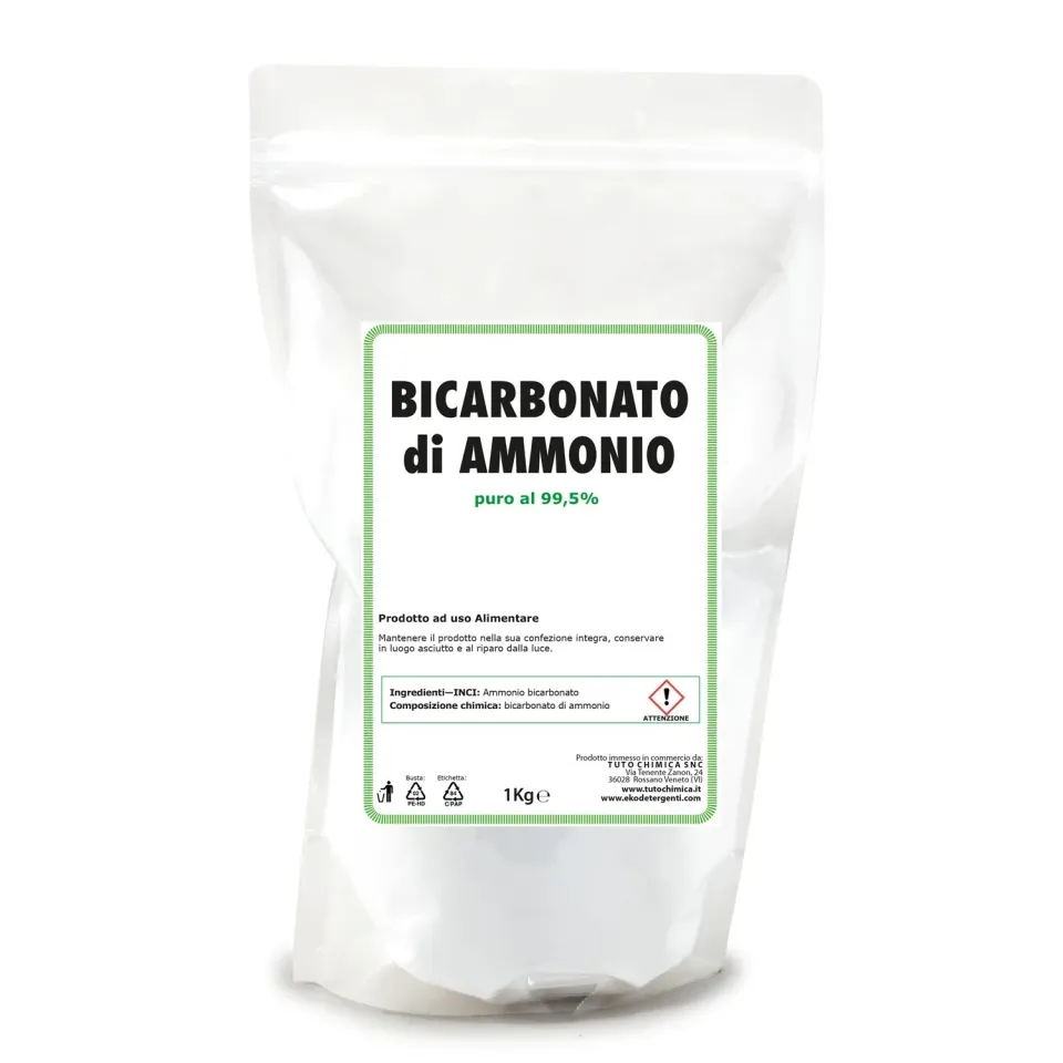 Tuto Chimica Bicarbonato Ammonio puro 1 kg lievito dolci