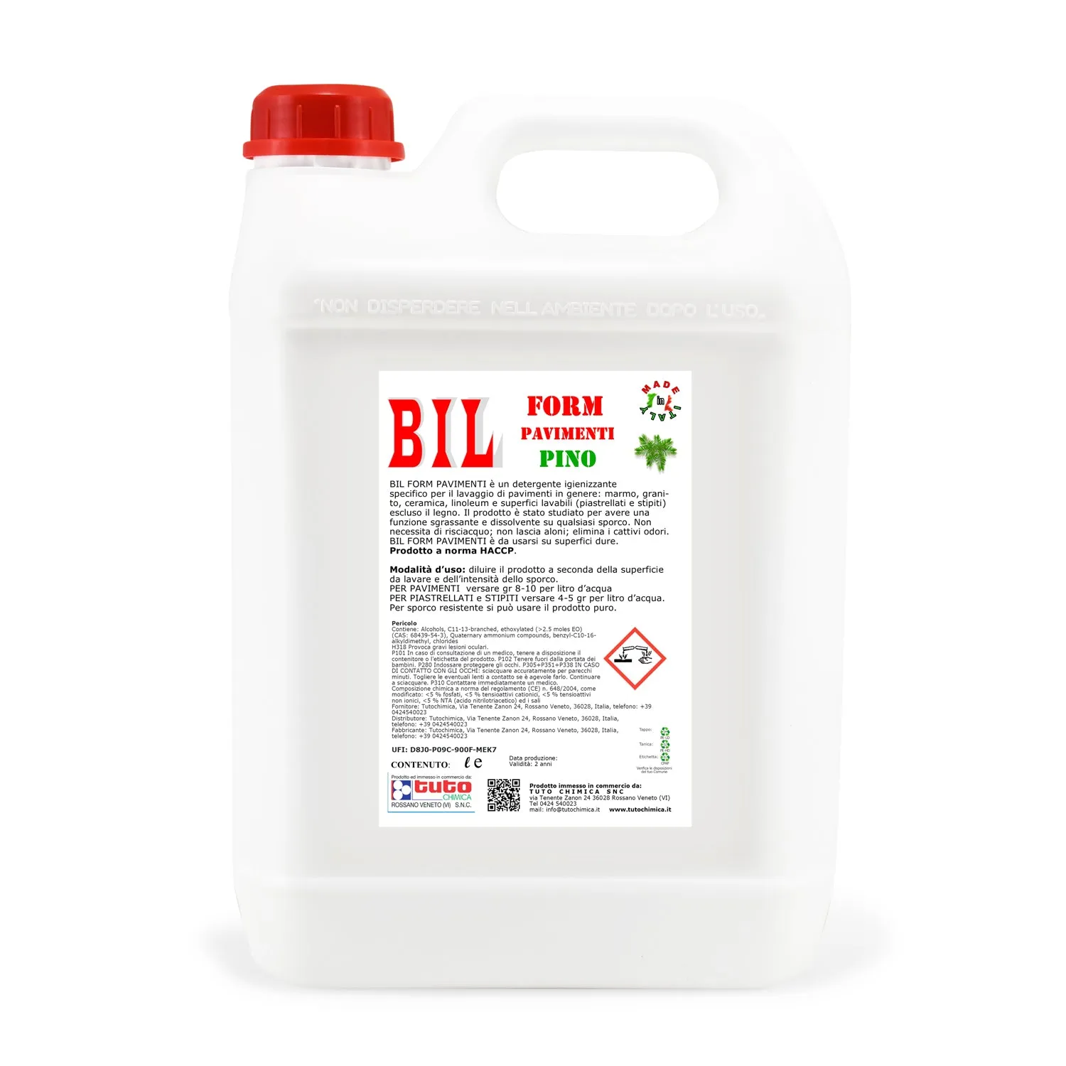 Tuto Chimica Bil Form detergente igienizzante 1L neutro