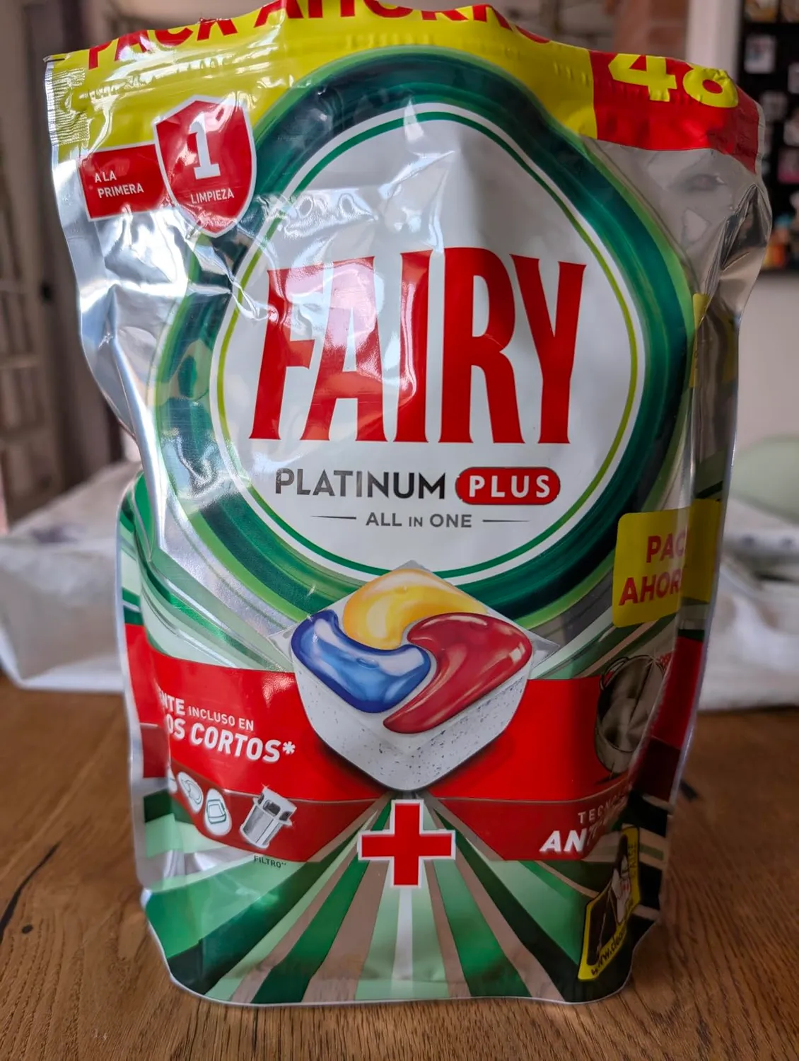 Fairy Platinum Plus Limone pastiglie lavastoviglie 114 capsule scorta