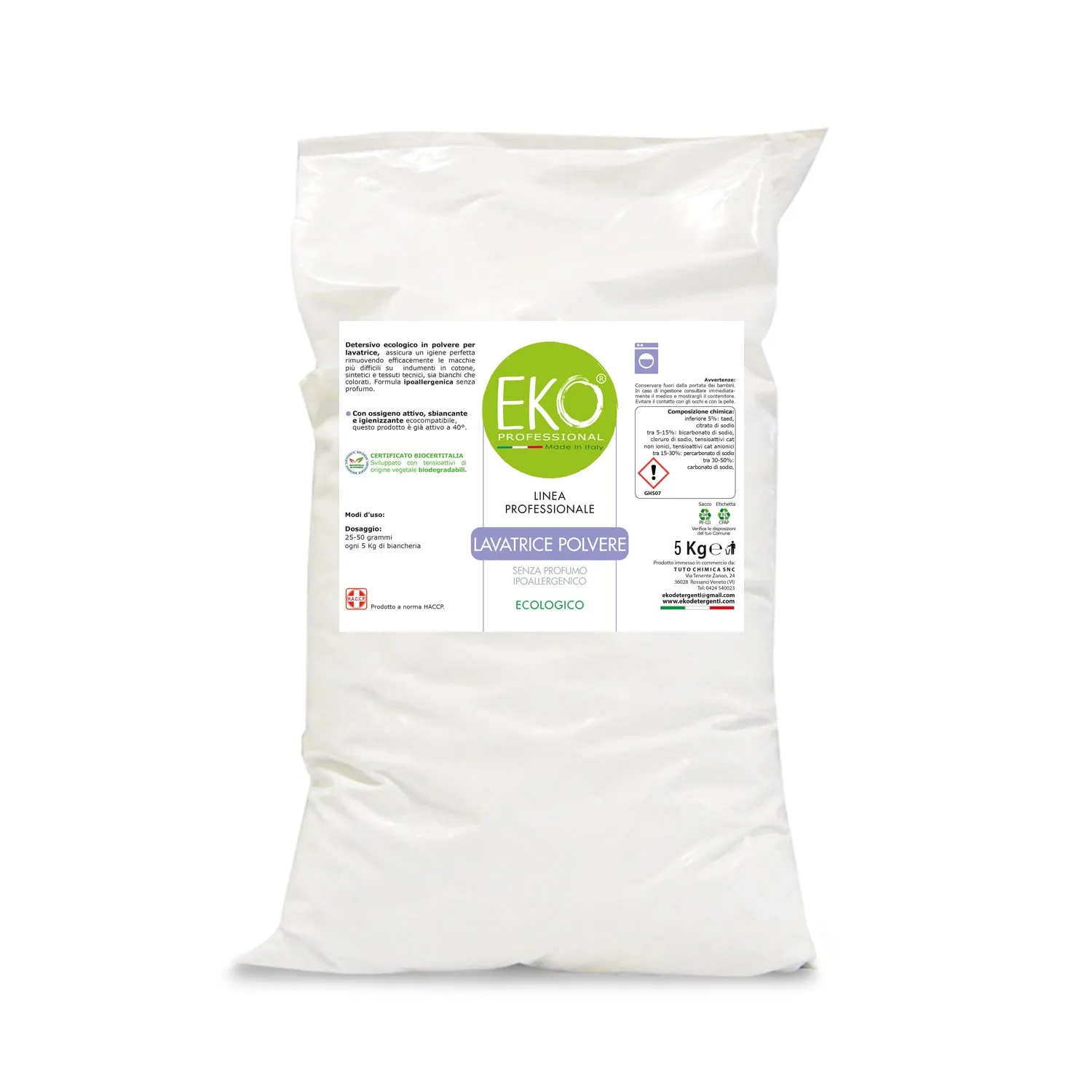 Tuto Chimica Eko Professional detersivo lavatrice 900 g attivo
