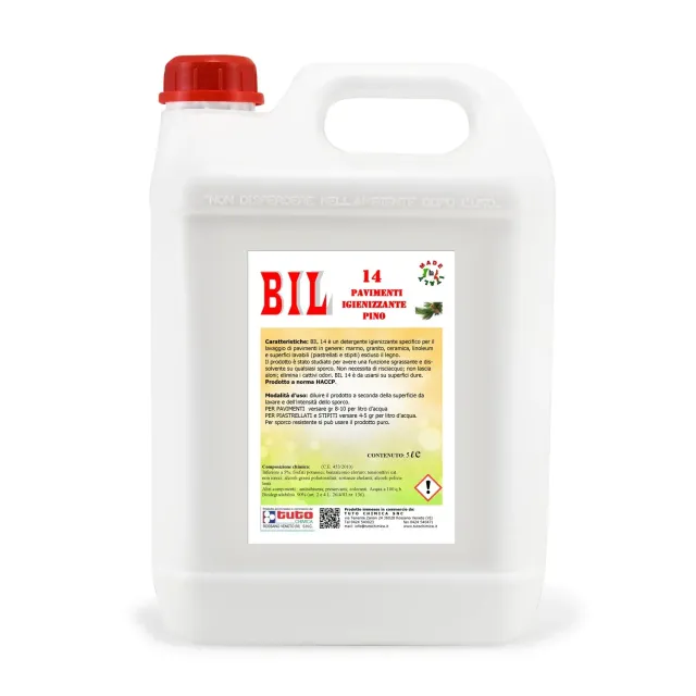 Tuto Chimica Bil 14 detersivo pavimenti igienizzante 1L pino