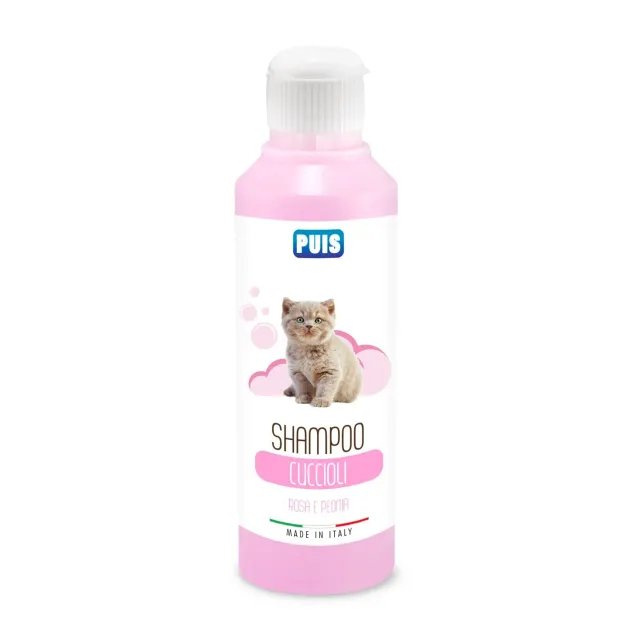 Puis Shampoo Cuccioli Gatti rosa e peonia 220ml delicato