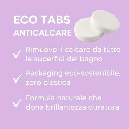 Biolù Eco Tabs anticalcare spray 6 tabs lavanda bergamotto