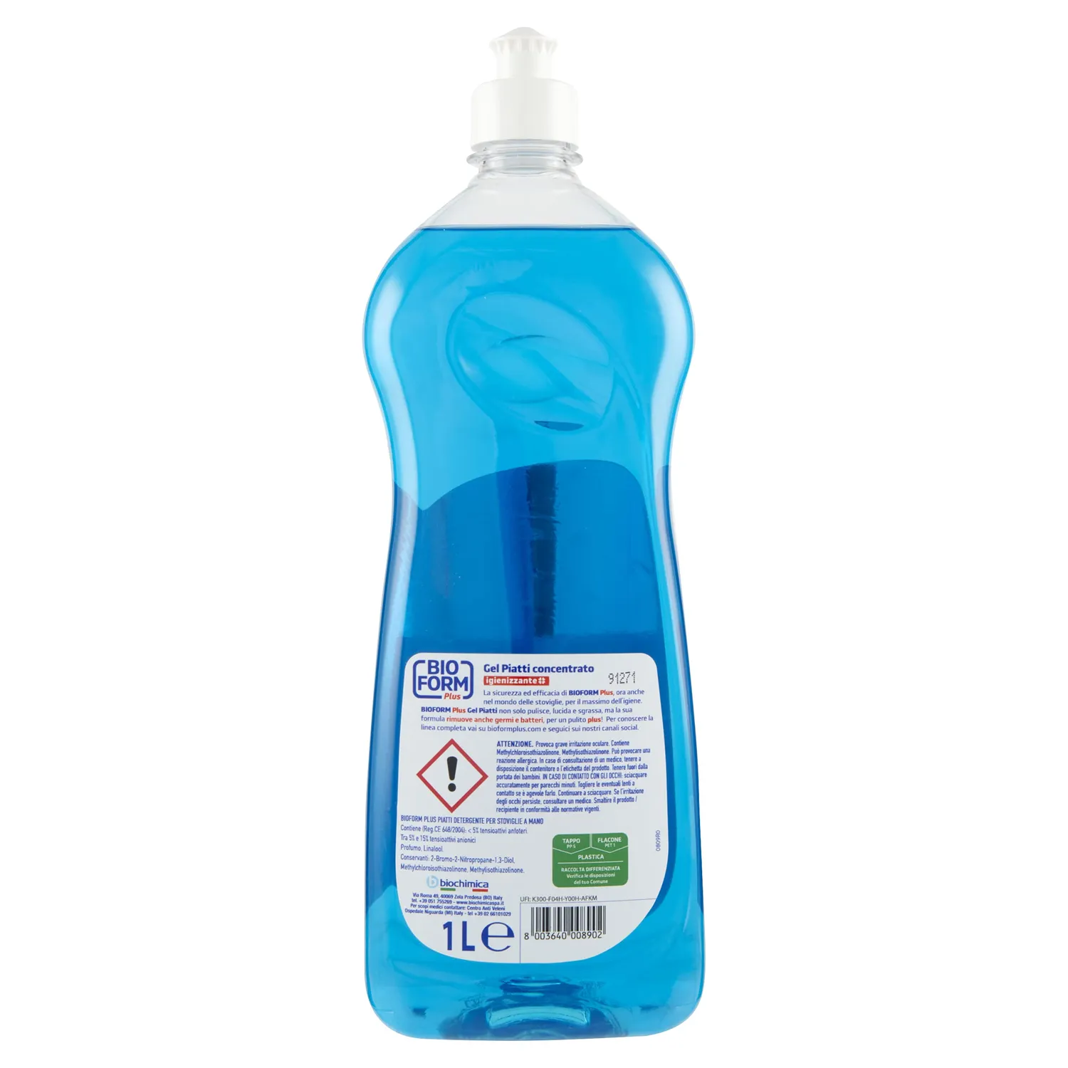 Bioform Plus Gel piatti mano concentrato 1000ml