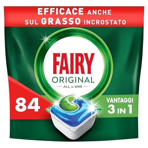 Fairy Original Pastiglie Lavastoviglie 100 Caps Limone Sgrassante