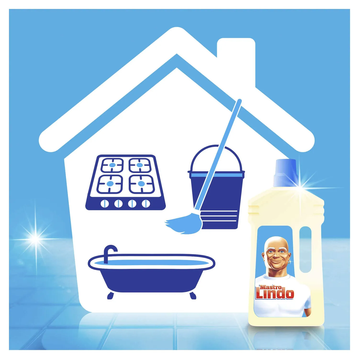 Mastro Lindo Bagno detergente liquido 950ml proteggi brillantezza