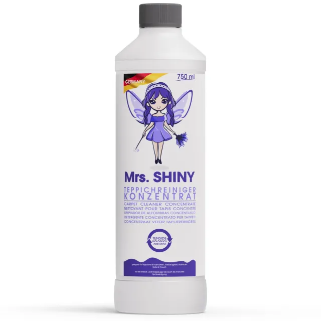 Shiny Detergente Tappeti Concentrato 750 ml Smacchiatore 1:30