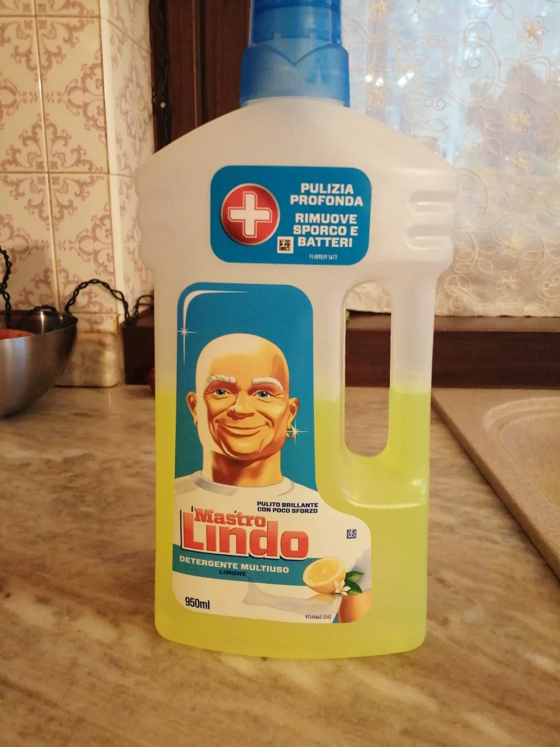 Mastro Lindo Limone detersivo pavimenti 6x950 ml multisuperficie