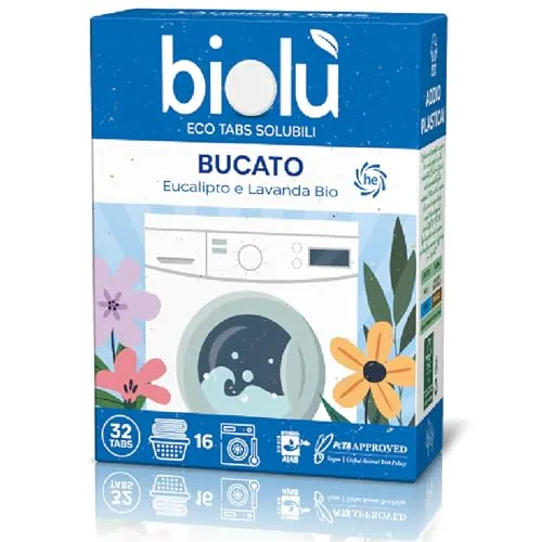 Biolù Eco Tabs Bucato 32 Tabs lavanda eucalipto