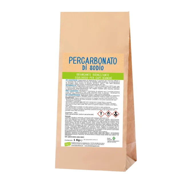 Tuto Chimica percarbonato di sodio smacchiatore 1 kg ossigeno attivo