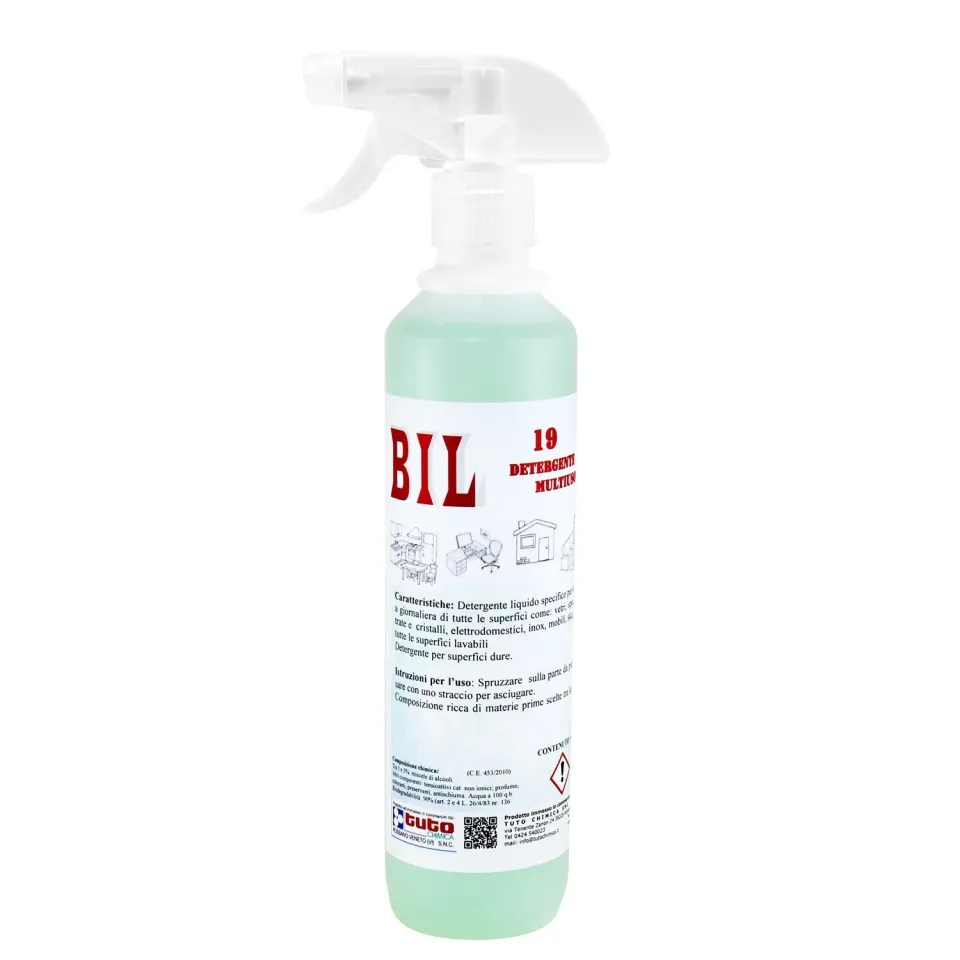 Tuto Chimica Bil 19 detergente multiuso spray 500 ML vetri