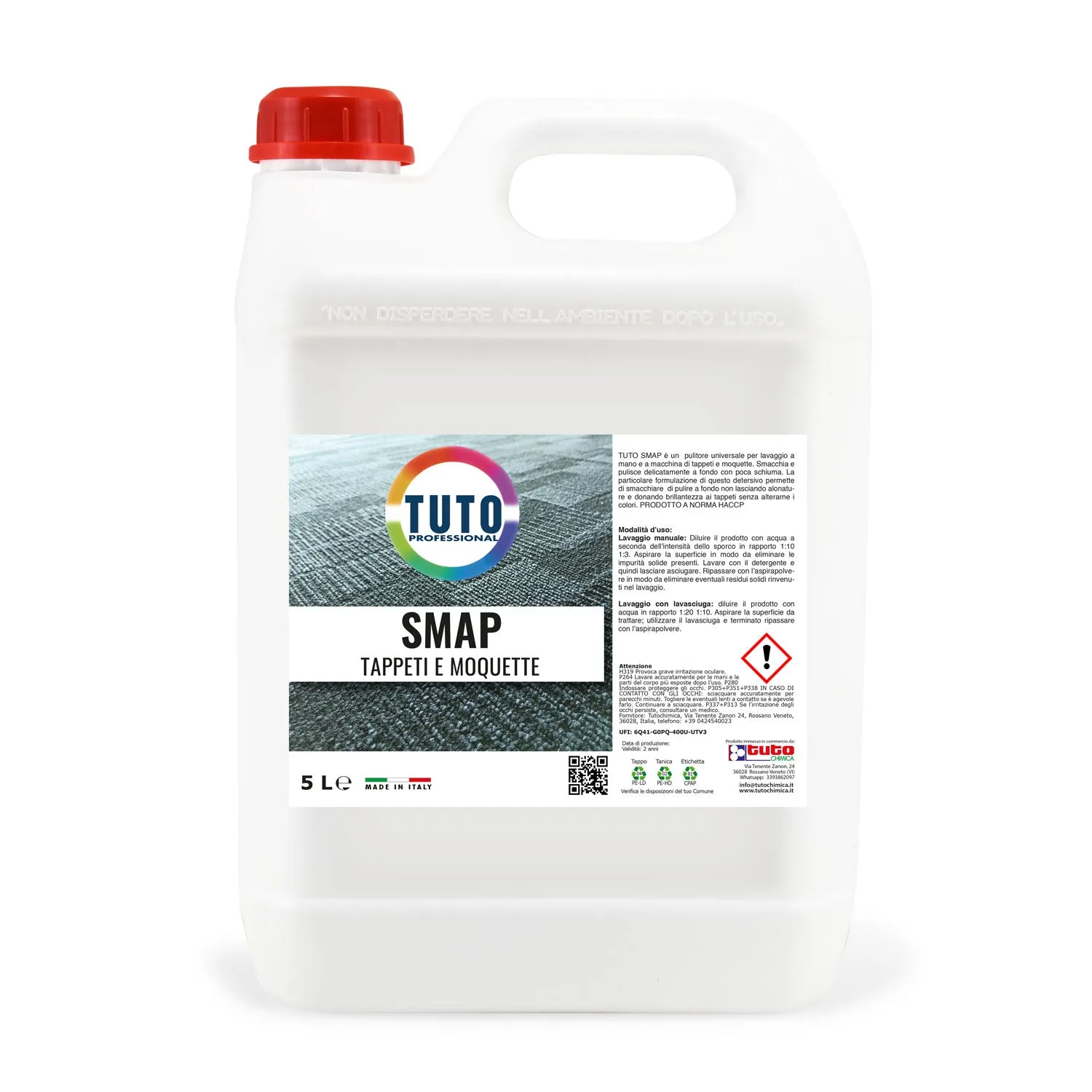 Tuto Chimica Tuto Smap detergente tappeti 500 ml