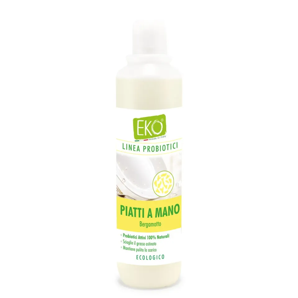Eko detersivo piatti probiotici 500ml bergamotto pH neutro