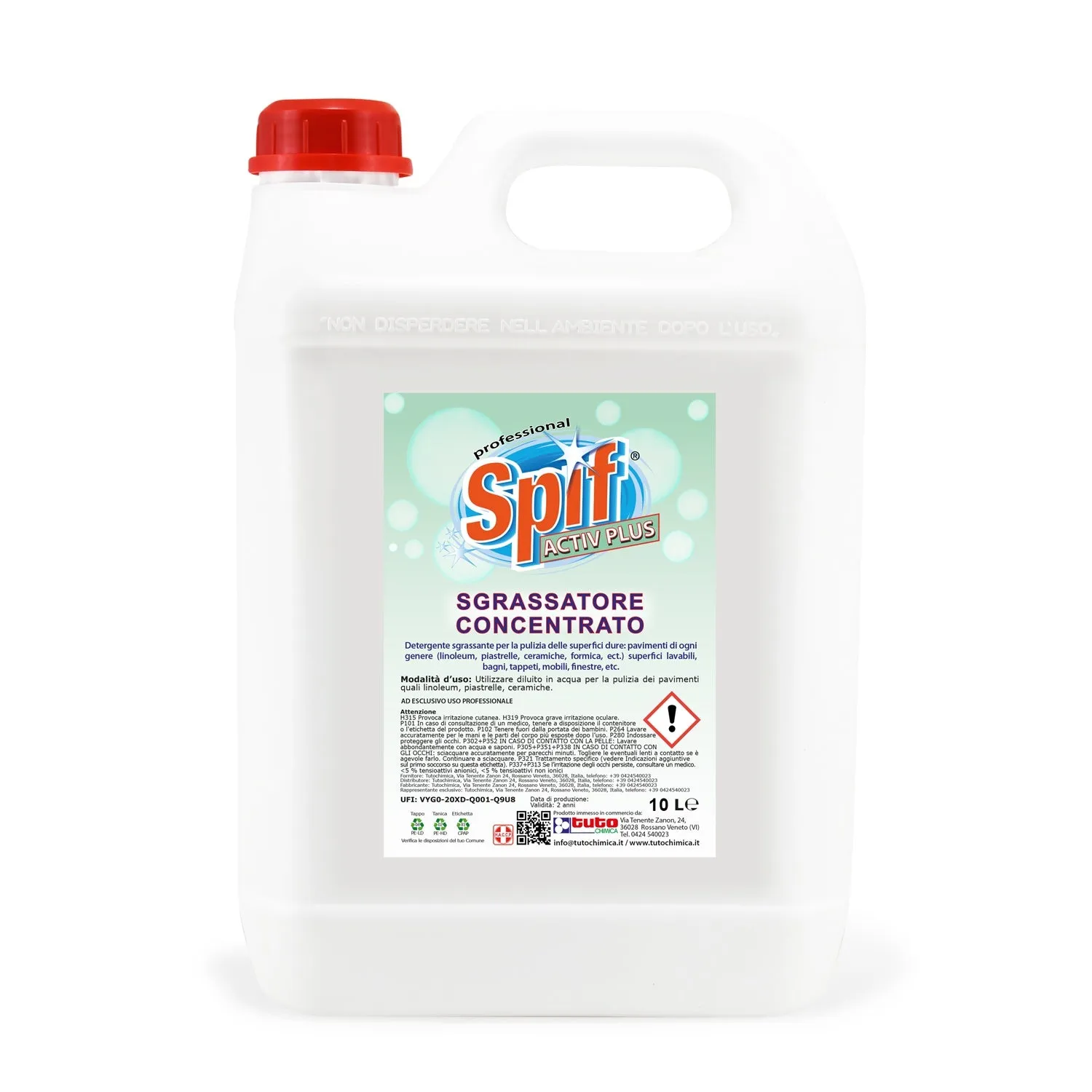 Tuto Chimica Spif Activ Plus sgrassatore concentrato 1L