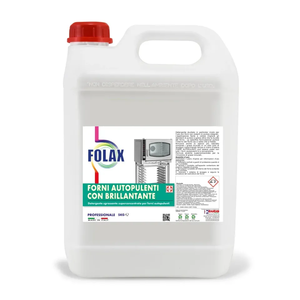 Tuto Chimica Folax detergente forni autopulenti 5 kg alcalino