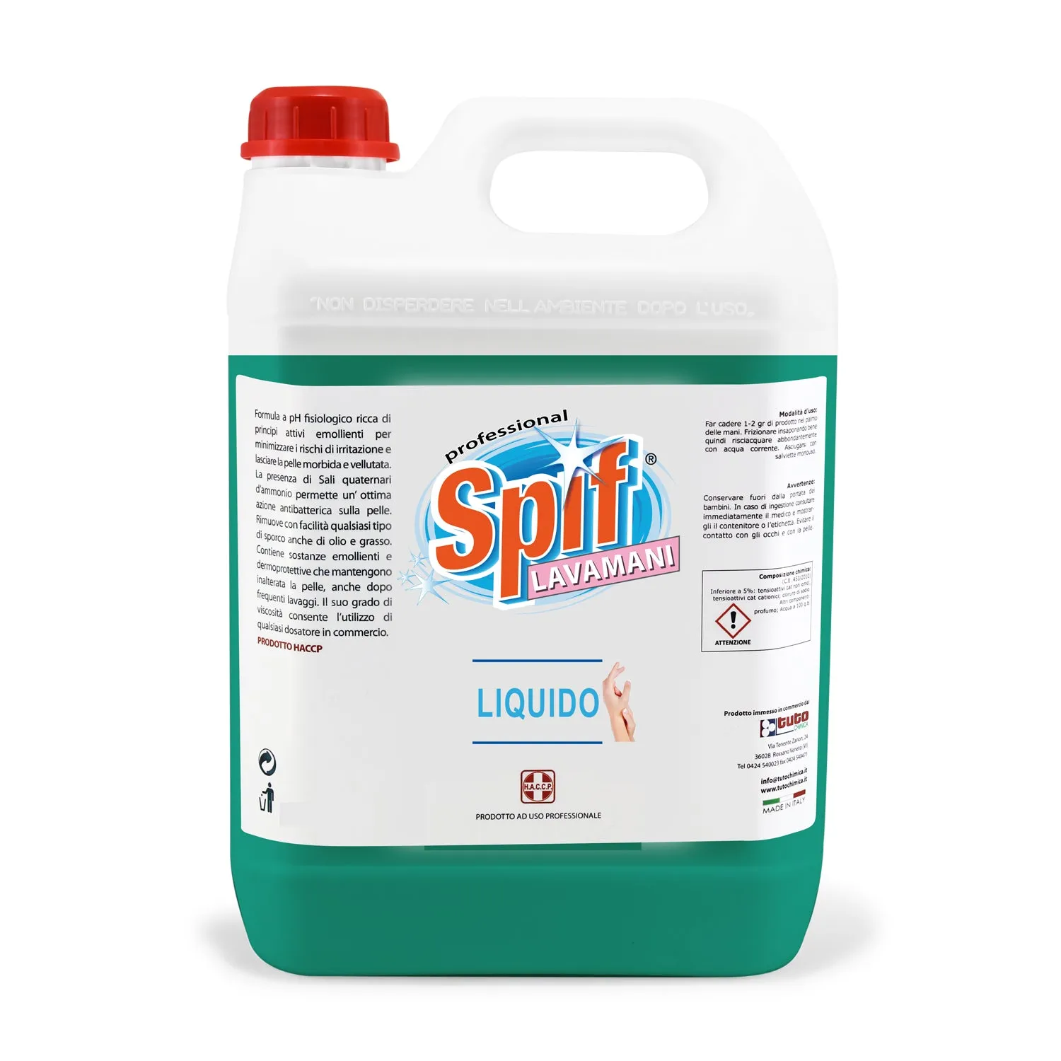 Tuto Chimica Spif sapone liquido lavamani 1 L delicato
