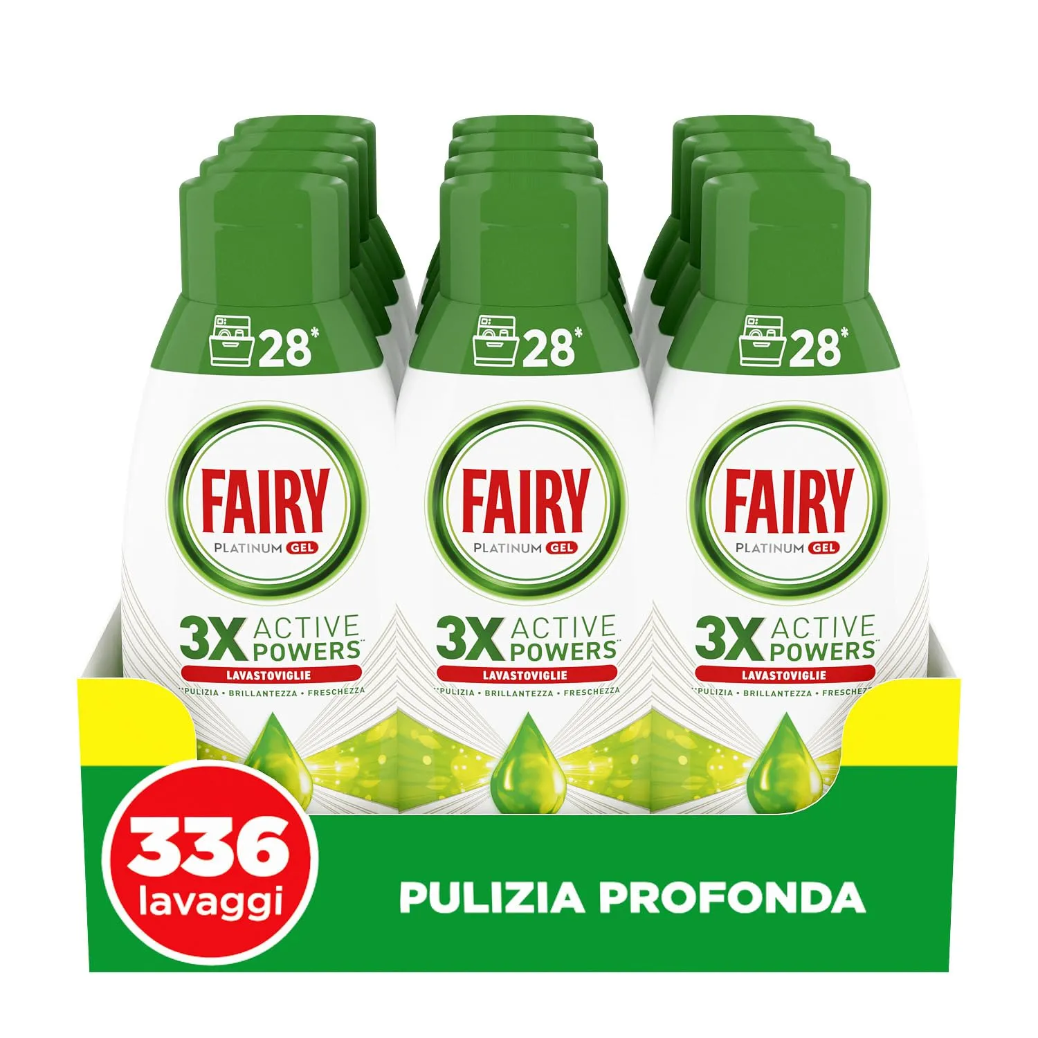 Fairy Platinum Gel lavastoviglie limone 900 ml