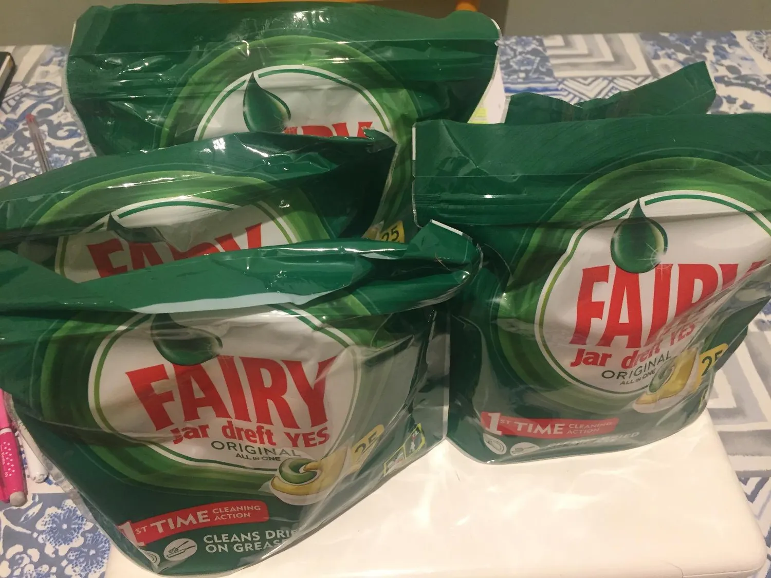 Fairy Original pastiglie lavastoviglie 125pz limone