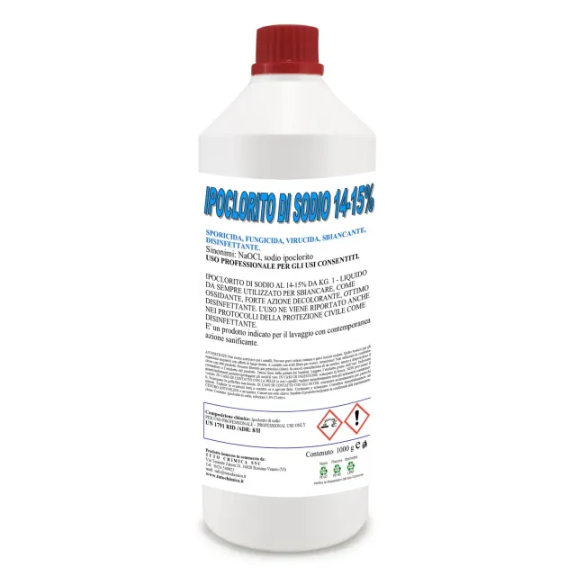 Tuto Chimica Ipoclorito di Sodio 14/15% detergente igienizzante professionale