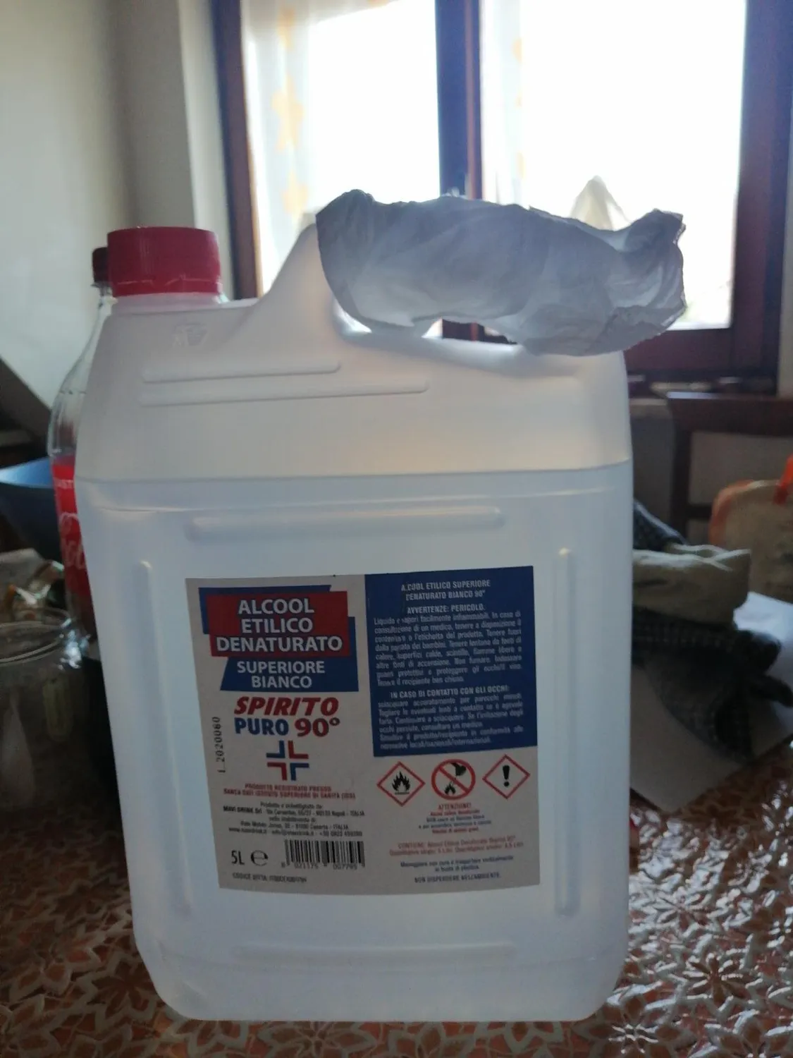 Ecobolle Spirito Puro 90° alcool etilico 2x5 L