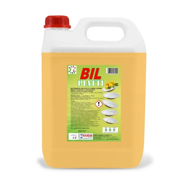 Tuto Chimica Bil 8 detersivo piatti limone 5 L pH 7