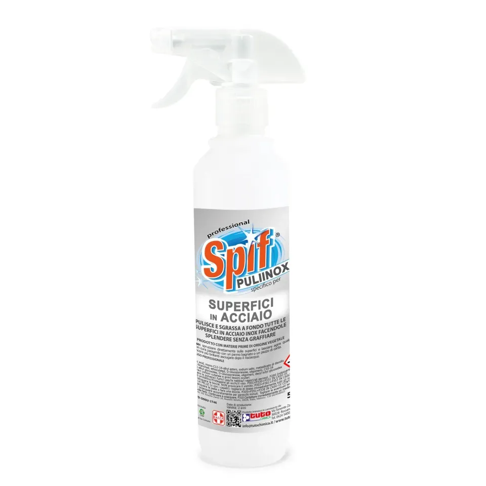 Spif Puliinox detergente acciaio 500 ml antialone