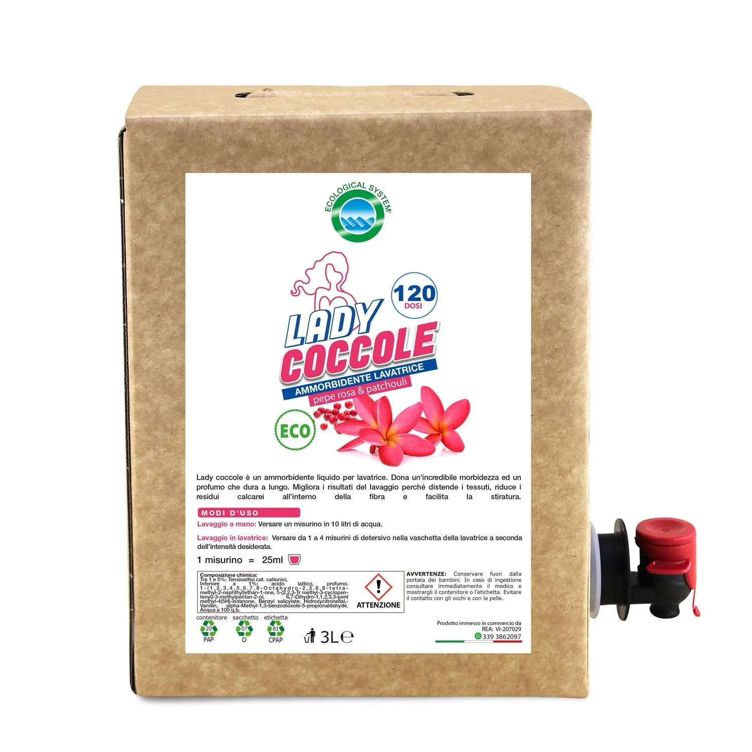 Tuto Chimica Lady Coccole ammorbidente lavanda 1 L