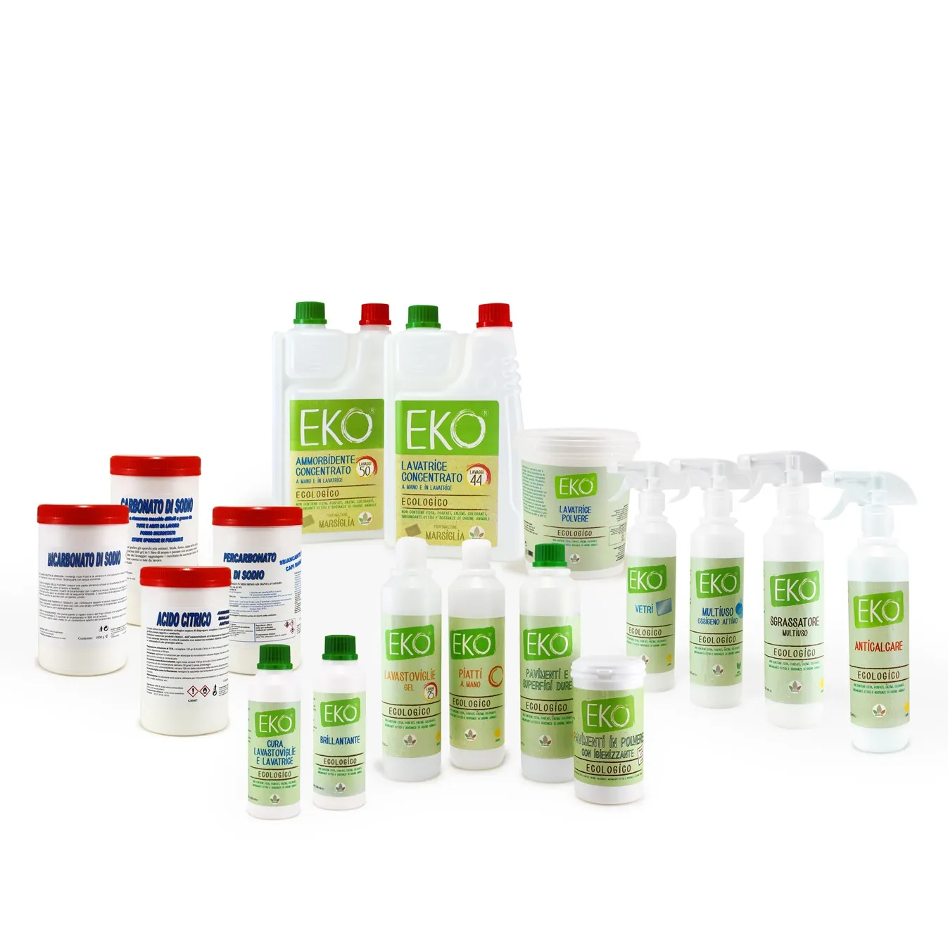 Tuto Chimica Eko Box Completo kit detersivi ecologici 17 pezzi lavanda