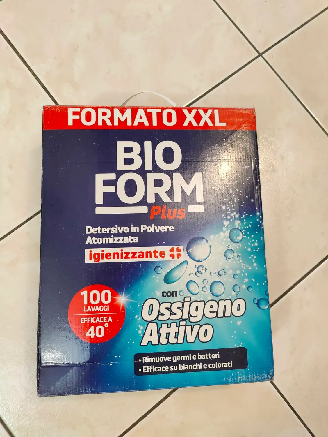 Bioform Plus Ossigeno Attivo detersivo bucato 100 lavaggi 5,5 kg