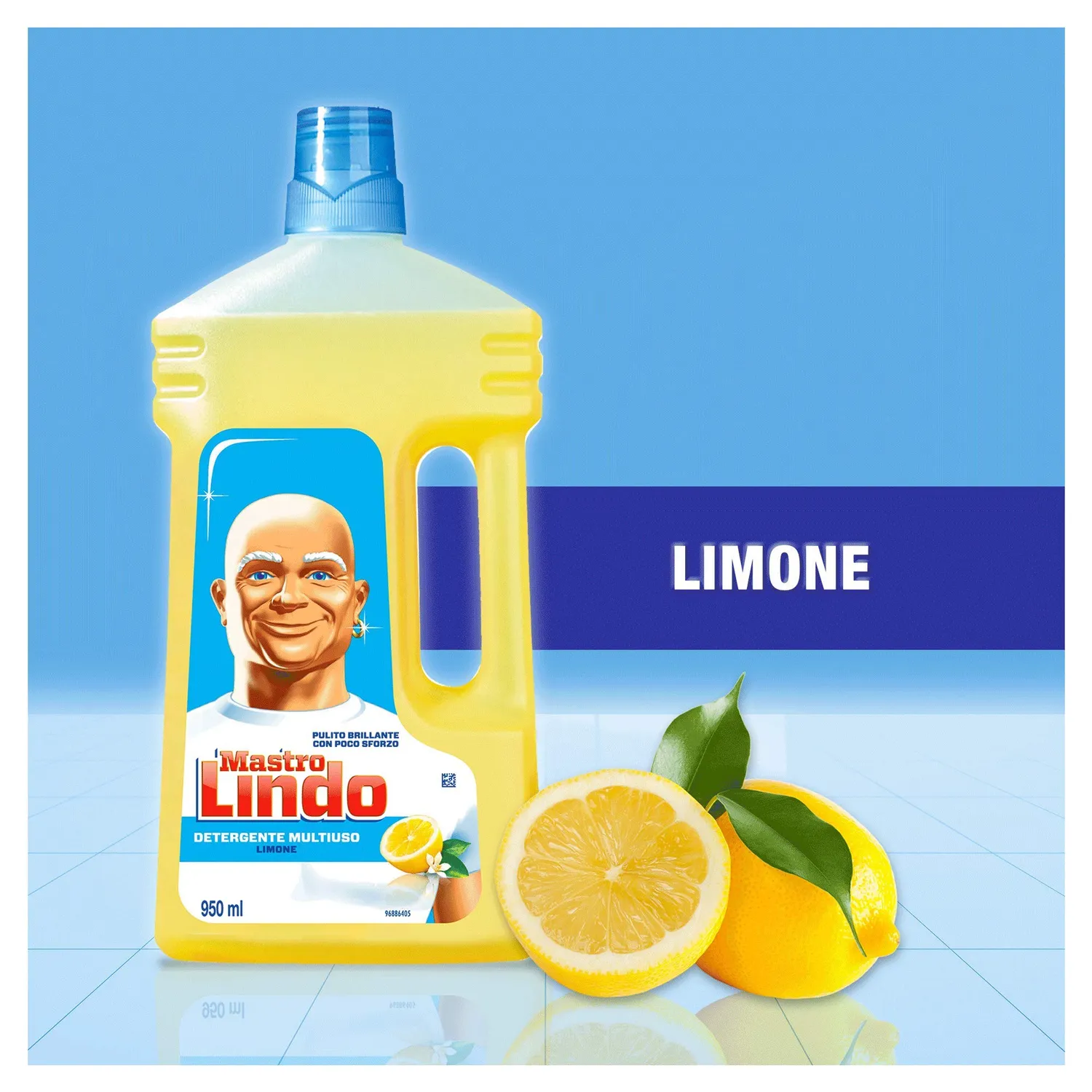 Mastro Lindo Limone detersivo pavimenti 6x950 ml multisuperficie