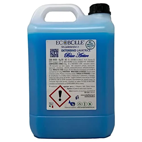 Ecobolle Blue Active detersivo lavatrice 5kg super profumato