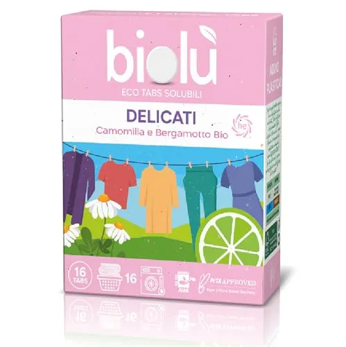 Biolù Eco Tabs delicati bucato 16 tabs camomilla