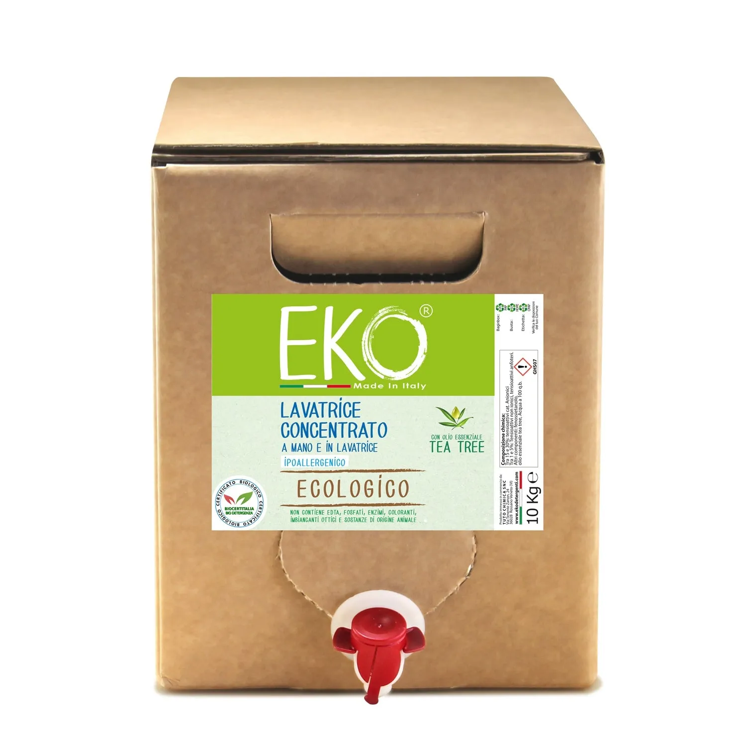 Tuto Chimica Eko Detersivo Lavatrice Tea Tree 600 ml igienizzante