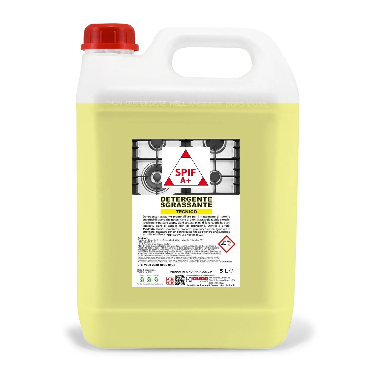 Tuto Chimica Spif A+ sgrassatore tecnico 500ML pronto uso