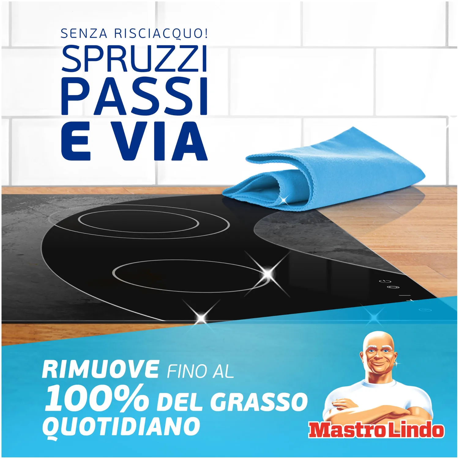 Mastro Lindo Cucina sgrassatore spray limone 6x800ml
