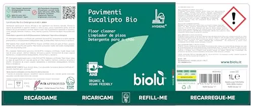 Biolù Pavimenti Detergente Concentrato 1L Naturale