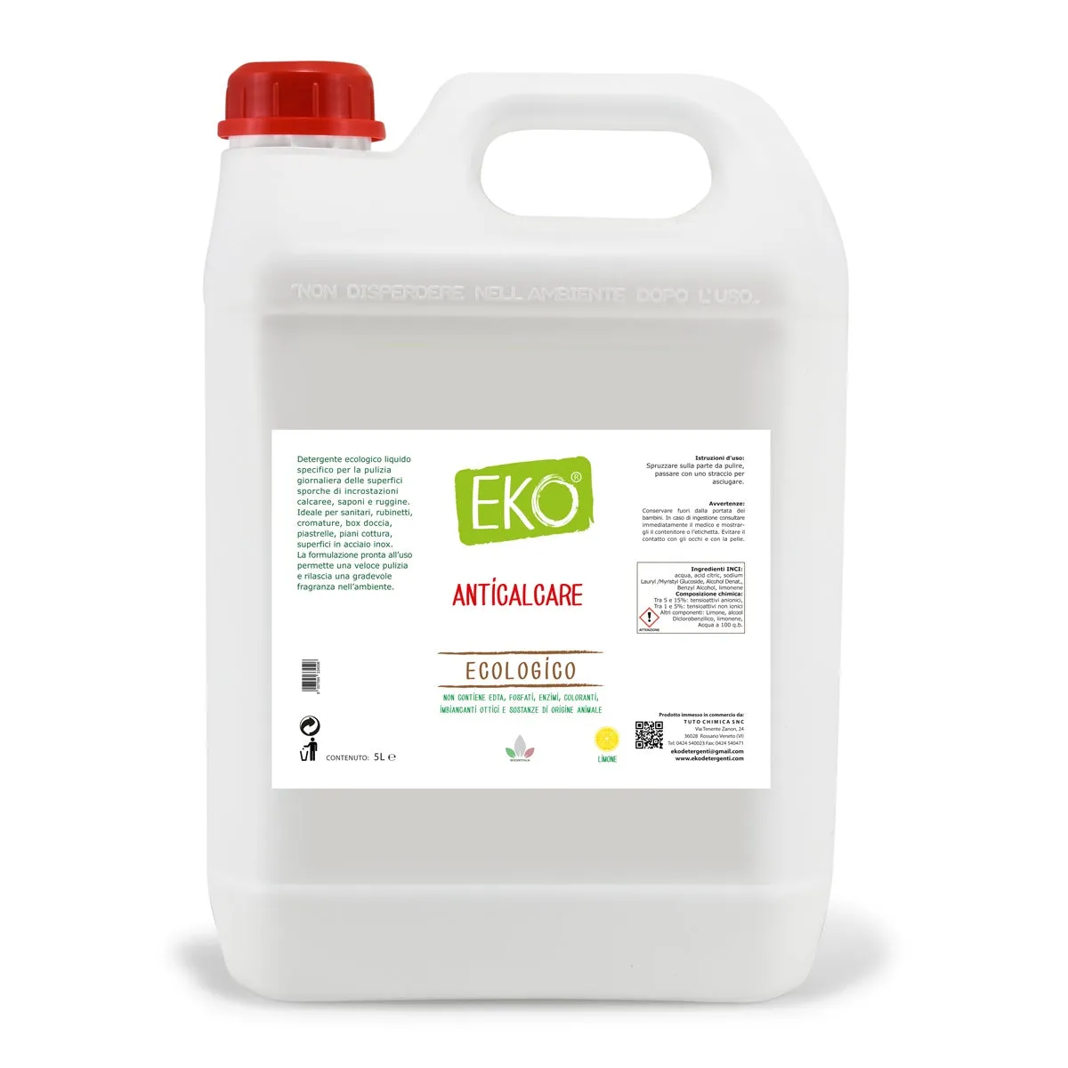 Tuto Chimica Eko anticalcare ecologico 500 ml limone spray